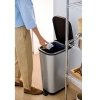 1068411005 - Kosz na śmieci Pedal bin 55l RIBO Silver  